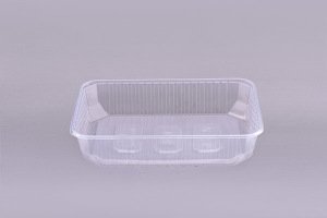 500GR DIKDORTGEN GIDA KABI ŞEFFAF PP - 600 ADET